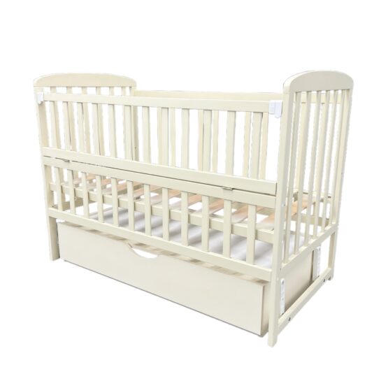 Pătuţ Eucalyptus Bimbi Premium Transversal (DS-1302) Ivory