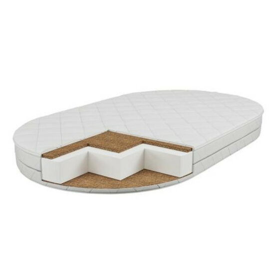 Матрас детский овальный Olivia 120x70x8см (MD-007)