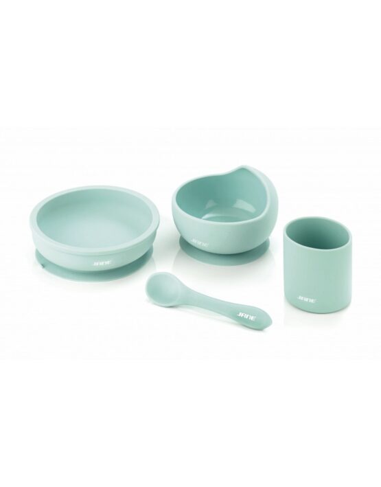 Set de masa din silicon Jane pentru copii Menta (070231 U13)
