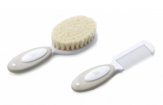 Set perie si pieptene pentru copii Jane (040211 U10) Bej