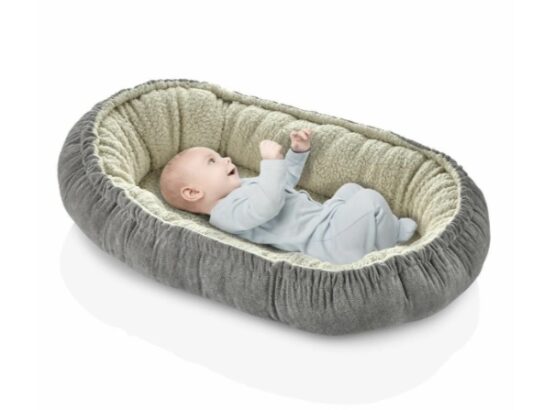 Babynest moale BabyJem Gri
