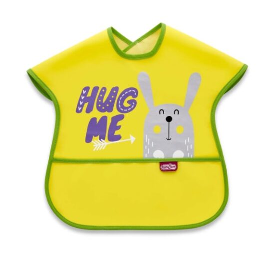 Нагрудник с карманом BabyJem Poly Large Bib Yellow (029)
