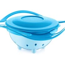 Bol multifunctional cu capac si rotire 360 grade BabyJem Amazing Bowl Albastru