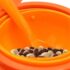 Bol multifunctional cu capac si rotire 360 grade BabyJem Amazing Bowl Oranj