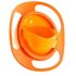 Bol multifunctional cu capac si rotire 360 grade BabyJem Amazing Bowl Oranj