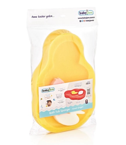 Burete suport pentru baie BabyJem Galben