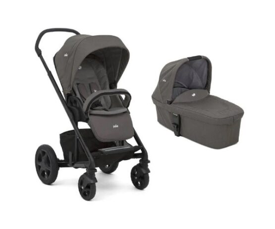 Многофункциональная коляска 2 в 1 Joie Chrome Foggy Gray (S1201MAFGY000)