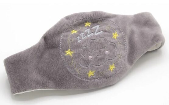 Centura anticolici cu samburi de cirese BabyJem Sleepy Cloud Gri (429)