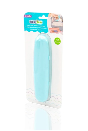 Cutie pentru depozitare tacamuri BabyJem Albastra