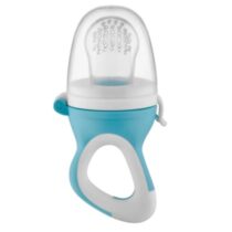 Dispozitiv de hranire din silicon BabyJem Albastru