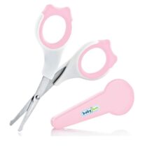 Foarfece pentru copii cu protectie BabyJem Roz