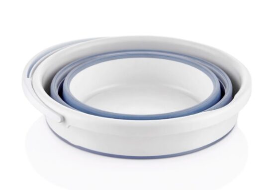 Galeata pliabila pentru baie BabyJem Albastra