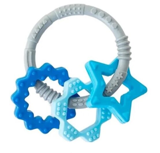 Inel gingival din silicon BabyJem Albastru (807)