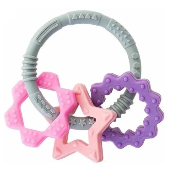 Силиконовый прорезыватель BabyJem Pink (807)