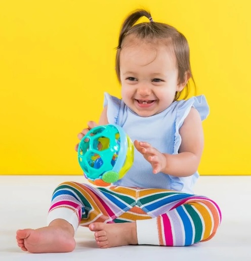 Jucarie Mingea Colorata Bright Starts Flexi Ball