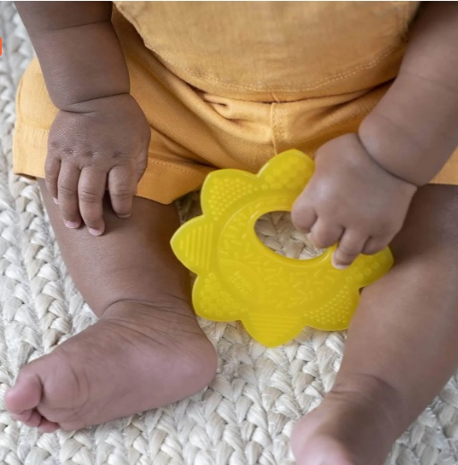 Jucarie de dentitie Bright Starts Soare si Inghetata pe bat