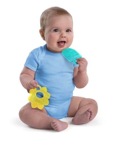 Jucarie de dentitie Bright Starts Soare si Inghetata pe bat