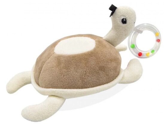 Jucarie zornaitoare din plus BabyJem Broscuta testoasa Maro (3+ luni) (819)