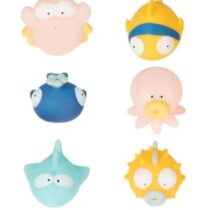 Jucarii de baie Badabulle Rigolo Splash, 6 buc.