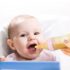 Lingurita cu rezervor pentru bebelusi BabyJem Squeeze Albastra cu capac protectie, 90 ml
