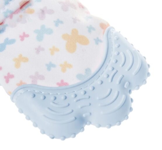 Manusa bebelusi pentru dentitie BabyJem Scratch Gloves Albastra