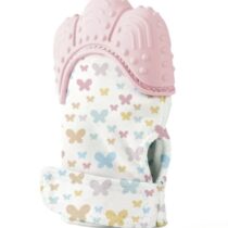 Manusa bebelusi pentru dentitie BabyJem Scratch Gloves Roz