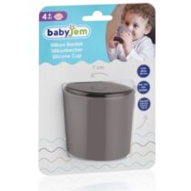 Pahar din silicon pentru diversificare BabyJem Gri