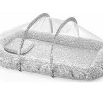 Saltea reductor BabyNest cu pernuta si plasa insecte BabyJem Sleep Safe Gri