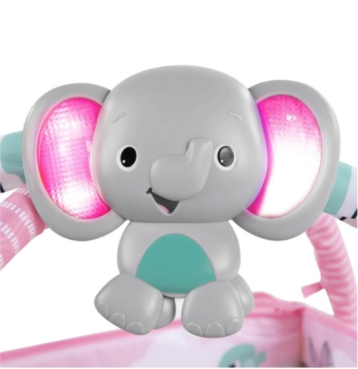 Salteluta de activitati Bright Starts 5 in 1 Gym & Ball Pit Rainbow Tropics