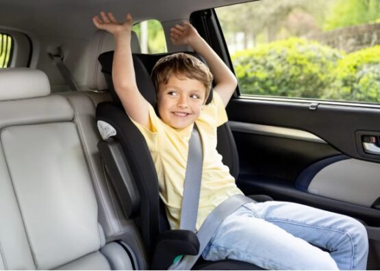 Scaun auto Joie Elevate Thunder, 76-150 cm, certificat R129