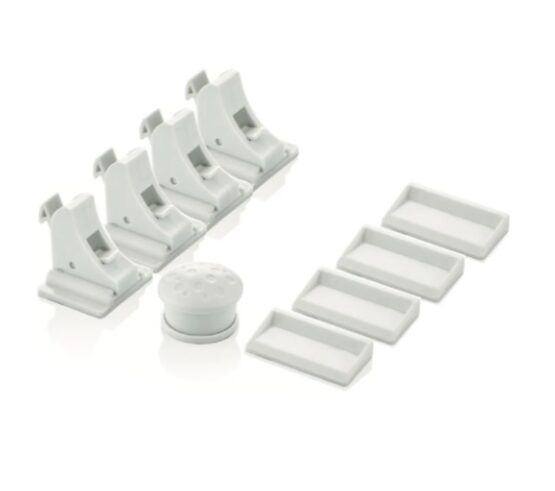 Set 3 sigurante magnetice BabyJem pentru usi de dulapuri si sertare