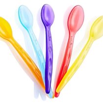 Set 5 lingurite multicolore BabyJem Rainbow