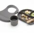 Set diversificare din silicon BabyJem Gri, 4 piese