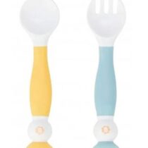 Set lingurita si furculita Badabulle flexibile