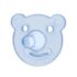 Suzeta ortodontica din silicon BabyJem Albastra (0-3 luni)