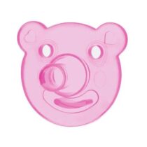 Suzeta ortodontica din silicon BabyJem Roz (0-3 luni)