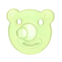 Suzeta ortodontica din silicon BabyJem Verde (0-3 luni)