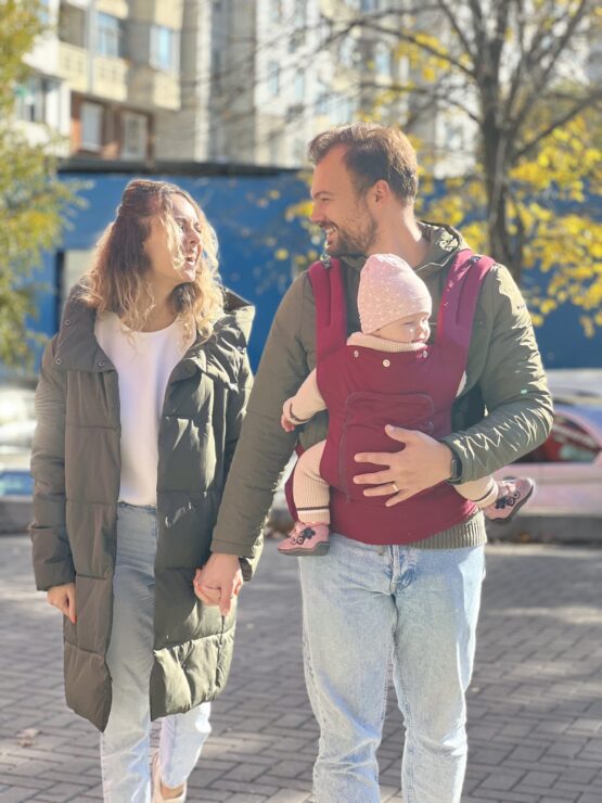 rucsac ergonomic pentru fata