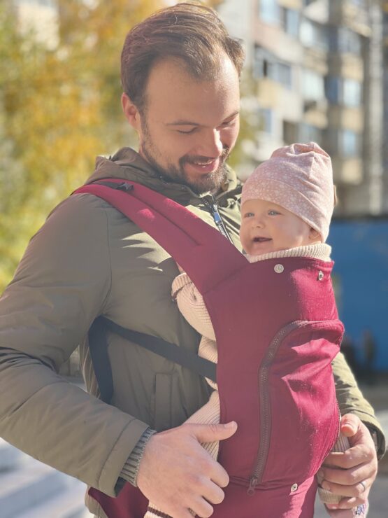 rucsac ergonomic pentru fata