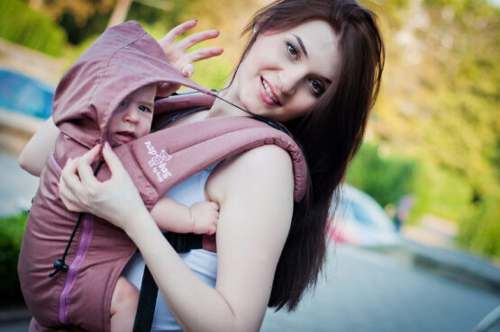 Rucsac ergonomic By Bagy Premium „Tea Rose”