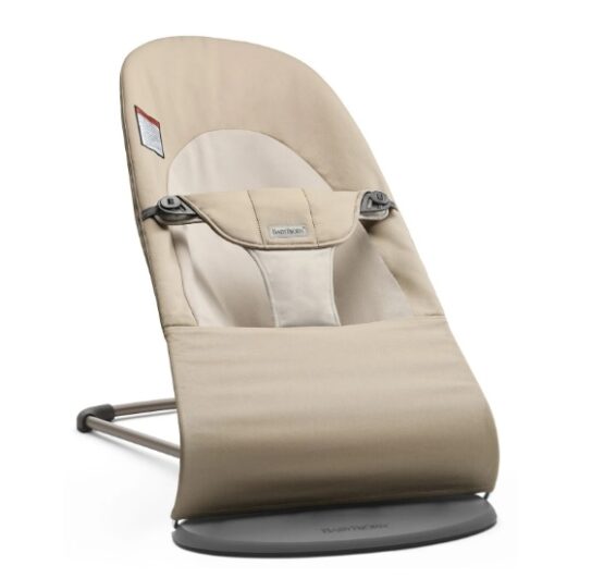 Balansoar BabyBjorn Balance Soft KhakiBeige, Bumbac (005126A)