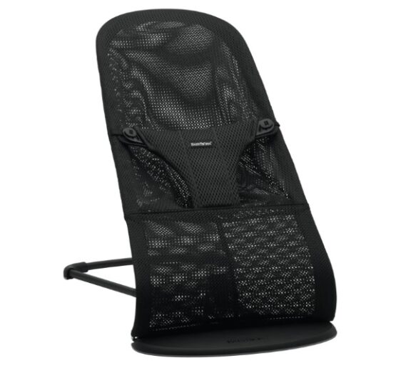 Кресло-шезлонг BabyBjorn Bliss Black, Mesh (006225A)