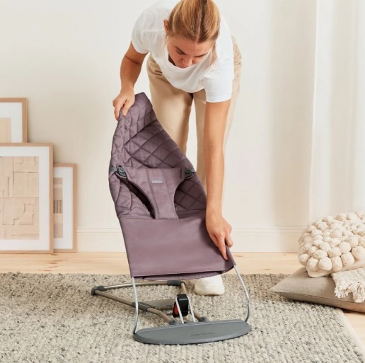 Balansoar-BabyBjorn-Bliss-Dark-Purple-Bumbac