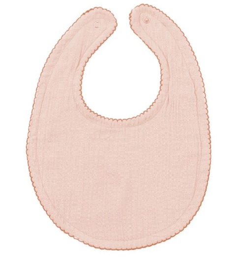 Муслиновый нагрудник BabyJem Peach, 23×32 см (811)