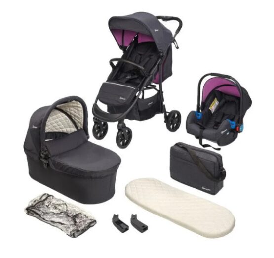 Carucior 3 in 1 BabyGo Style Rosa (BGO-6324)