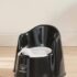 Olita cu protectie spate BabyBjorn Potty Chair Black/White