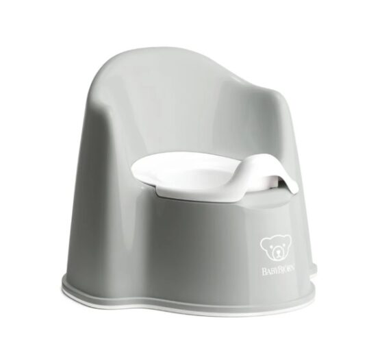 Olita cu protectie spate BabyBjorn Potty Chair Grey (055225A)