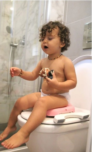 Olita-portabila-2-in-1-BabyJem-Portable-Seat-Roz