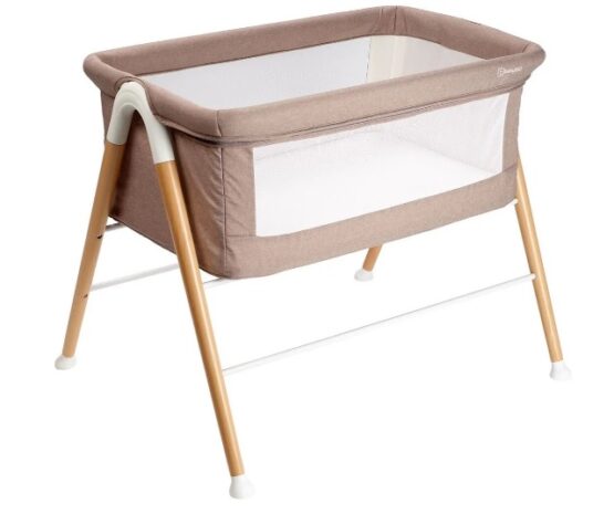 Patut-cu-cadru-din-lemn-BabyGo-Goodnight-Beige