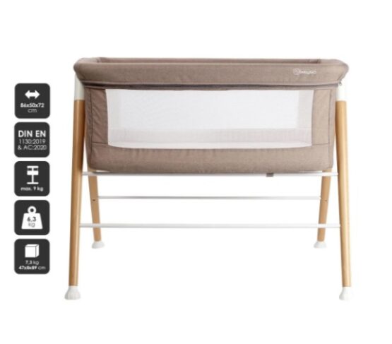 Patut-cu-cadru-din-lemn-BabyGo-Goodnight-Beige